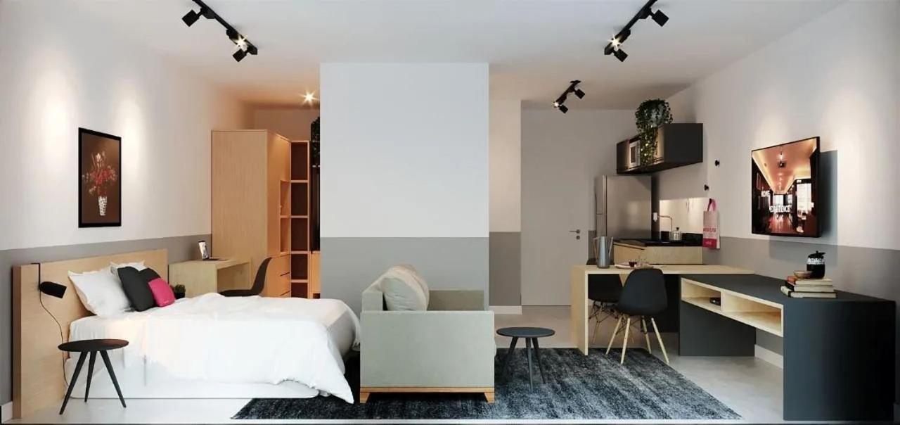 고이아니아 Housi - Metropolitan Sidney Smart Style 아파트 외부 사진